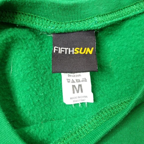 Christmas Kitty Cat Pullover Sweatshirt Medium Jingle Bells Green Womens - Picture 4 of 5